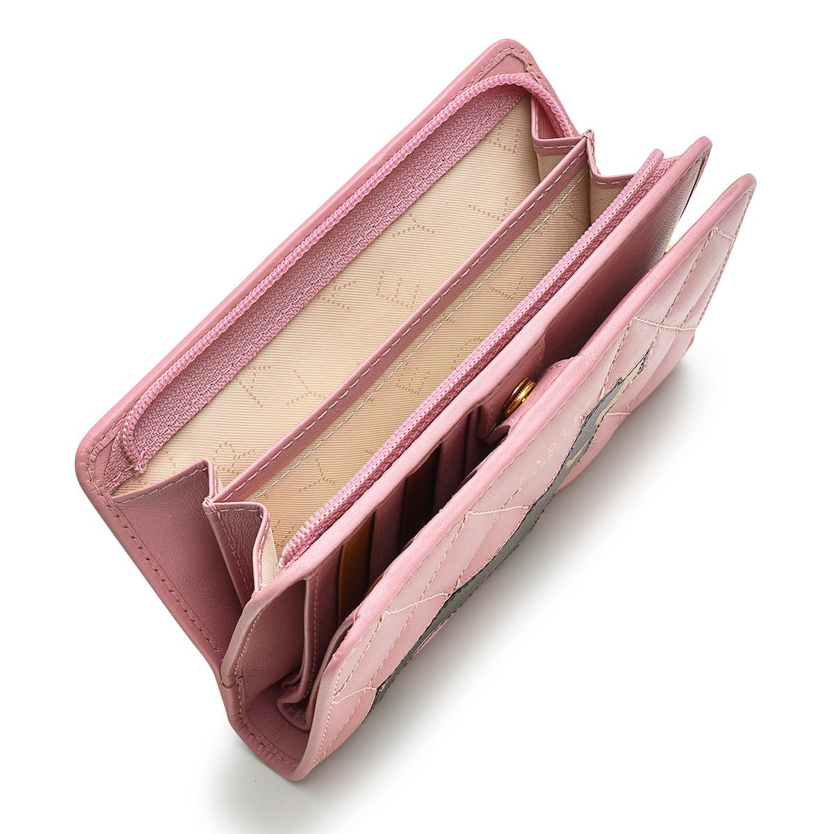 Medium Bifold Purse Vintage Pink - RUTHERFORD & Co