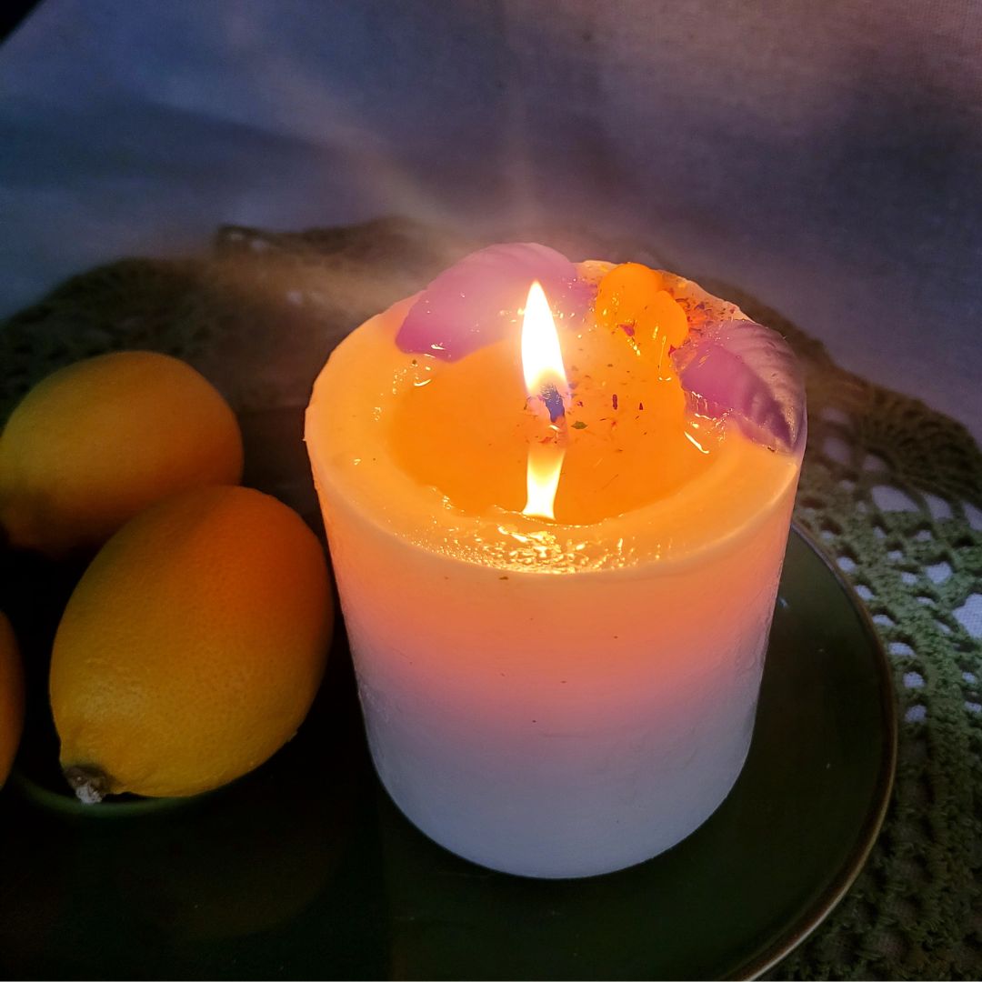 Medium Candles With Lemon - RUTHERFORD & Co
