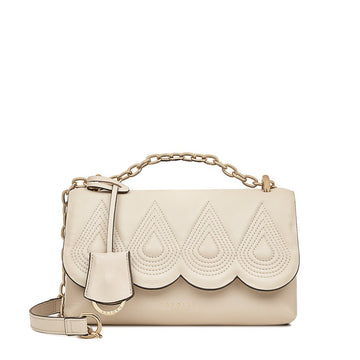 Medium Flapover Crossbody Clay - RUTHERFORD & Co