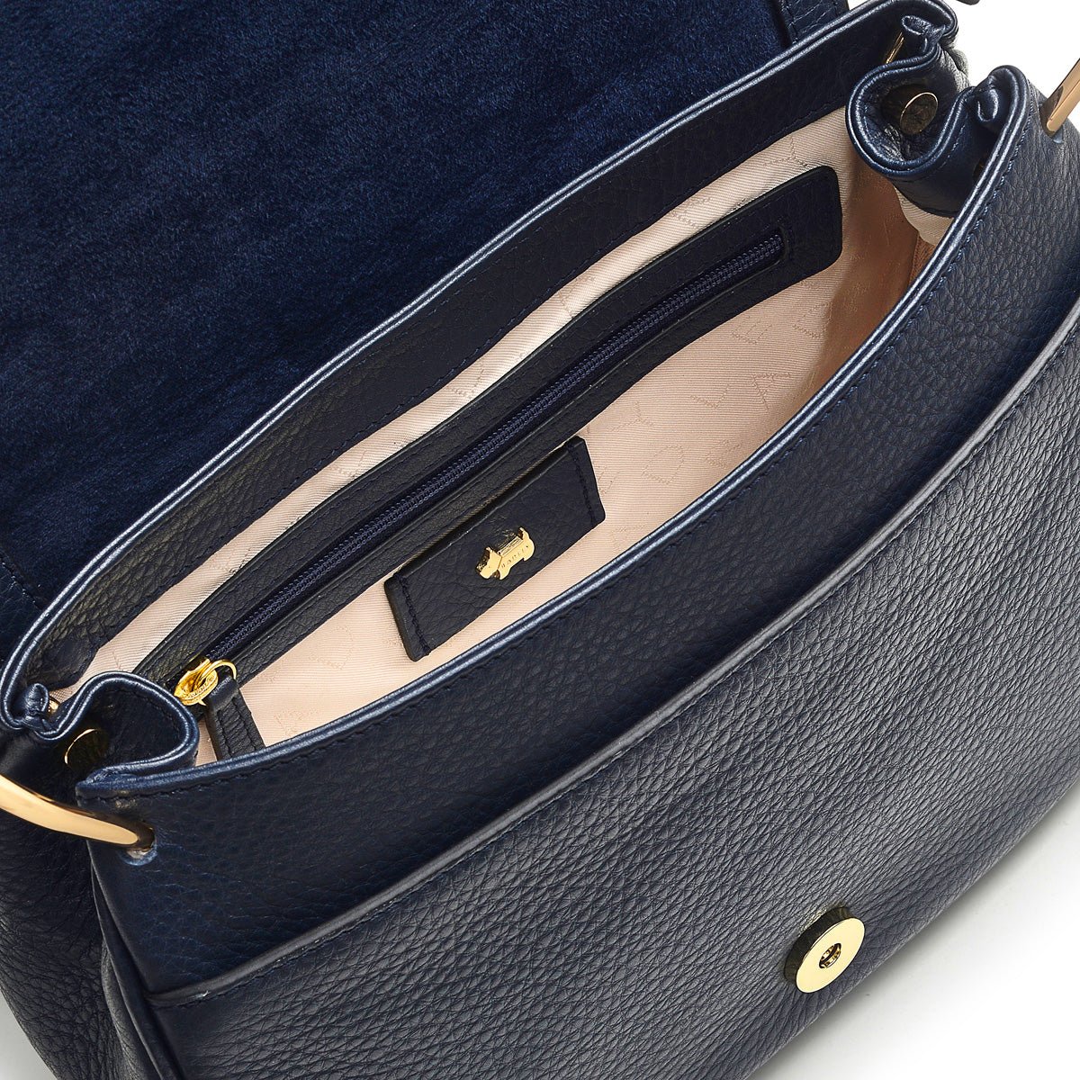 Medium Flapover Crossbody Ink - RUTHERFORD & Co