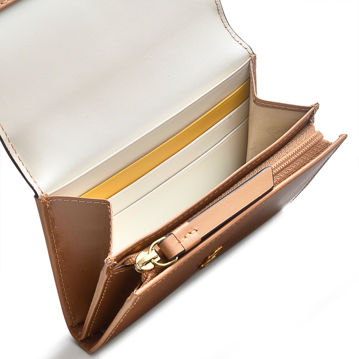 Medium Flapover Purse Butterscotch - RUTHERFORD & Co