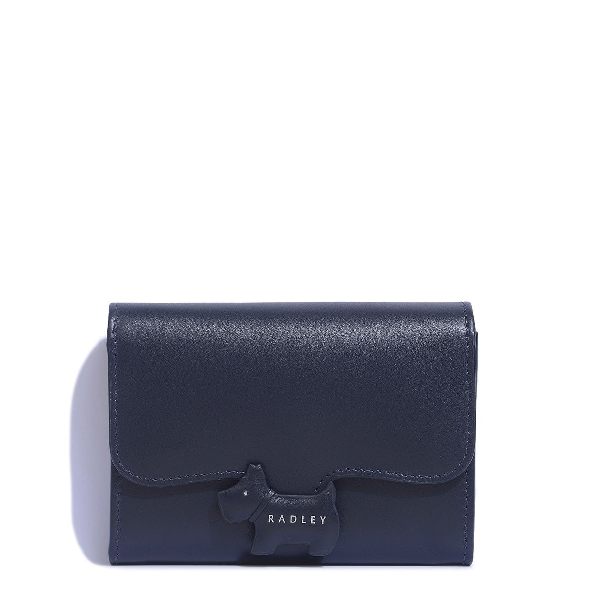 Medium Flapover Purse Dark Blue - RUTHERFORD & Co