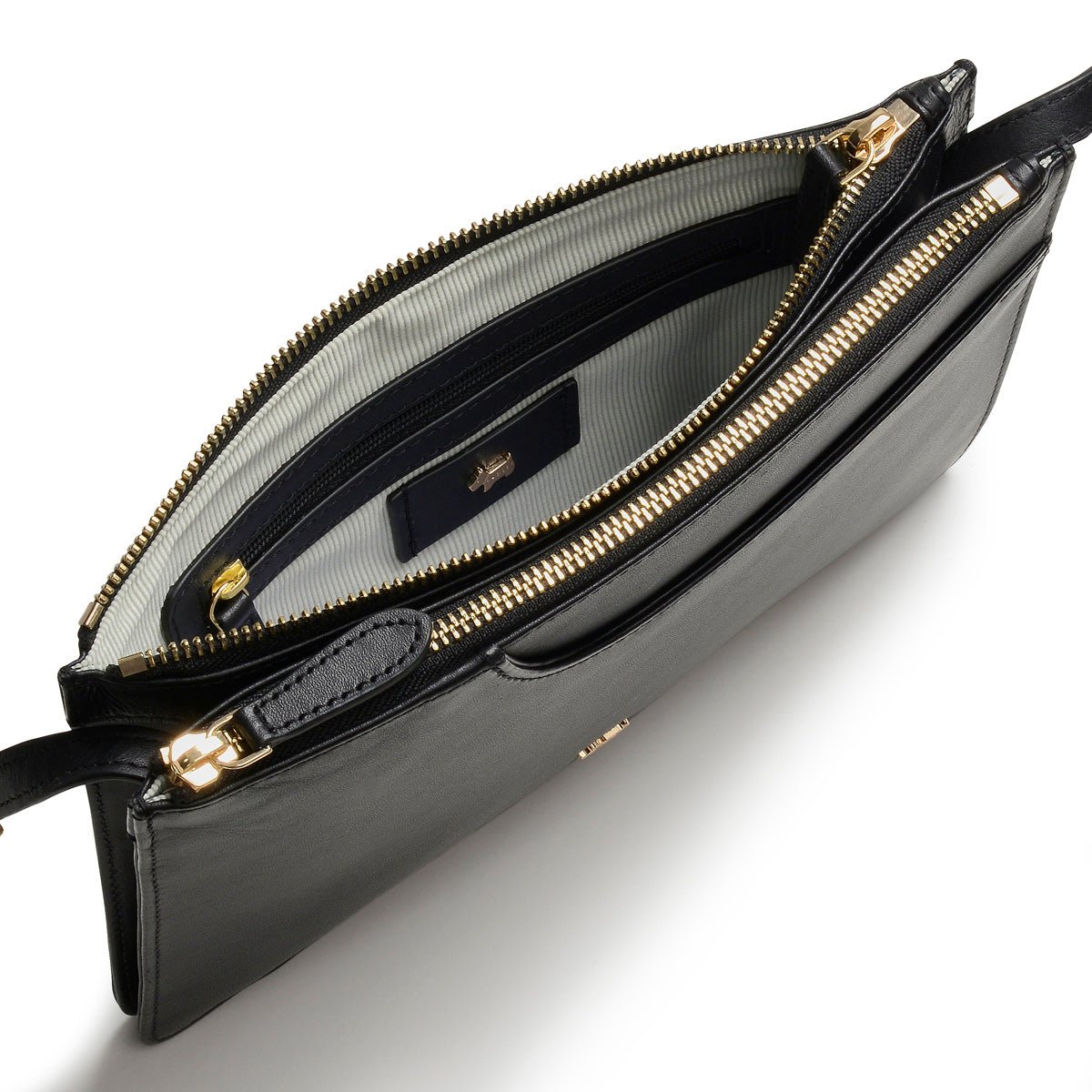 Medium Multi Compartment Crossbody Black - RUTHERFORD & Co