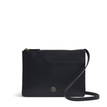 Medium Multi Compartment Crossbody Black - RUTHERFORD & Co