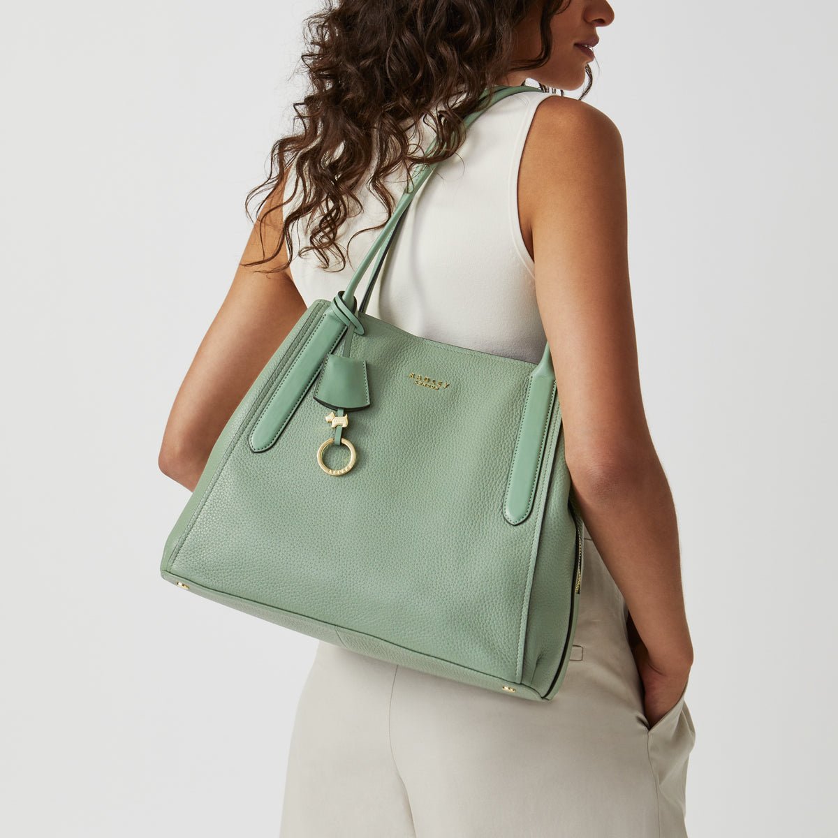 Medium Multiway Grab Jade - RUTHERFORD & Co