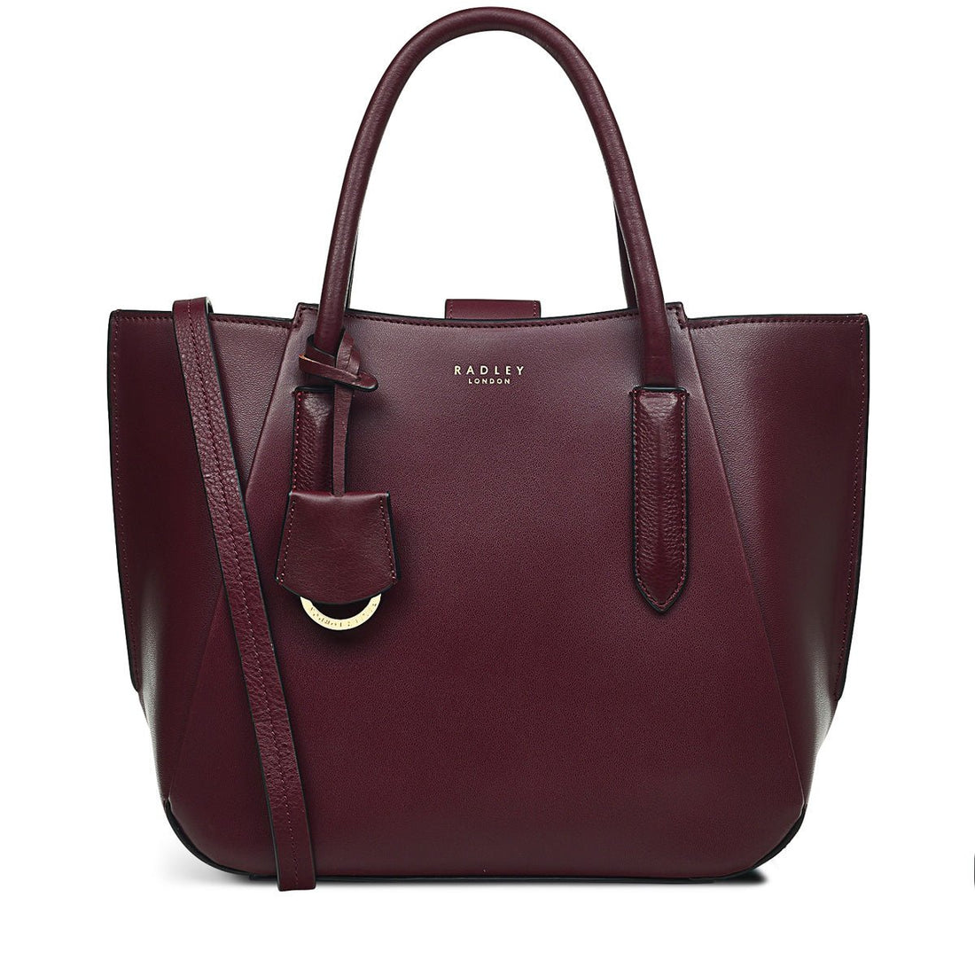 Medium Open Top Grab Dark Cherry - RUTHERFORD & Co
