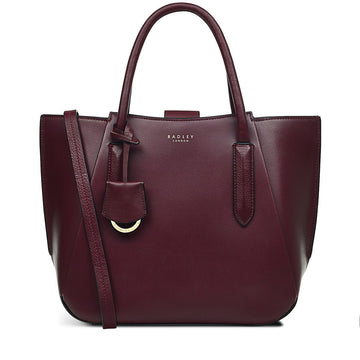 Medium Open Top Grab Dark Cherry - RUTHERFORD & Co