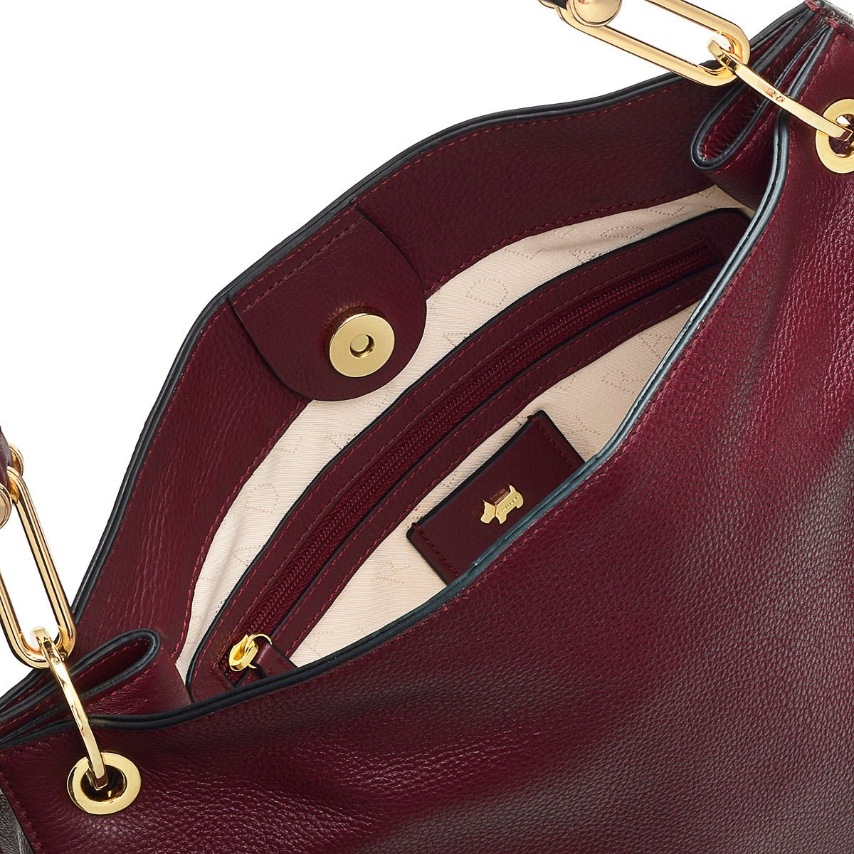 Medium Open Top Shoulder Dark Cherry - RUTHERFORD & Co
