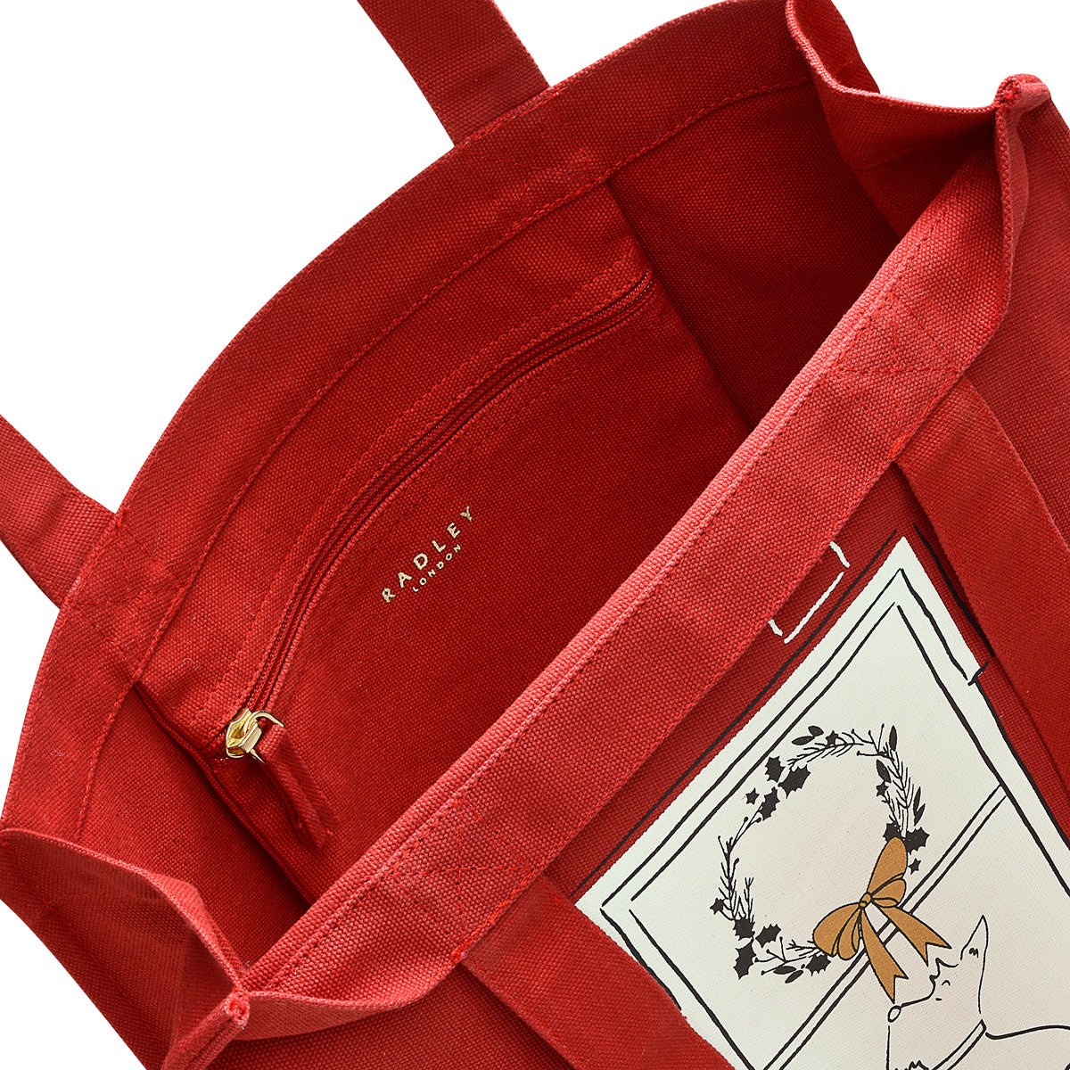 Medium Open Top Tote Crimson - RUTHERFORD & Co
