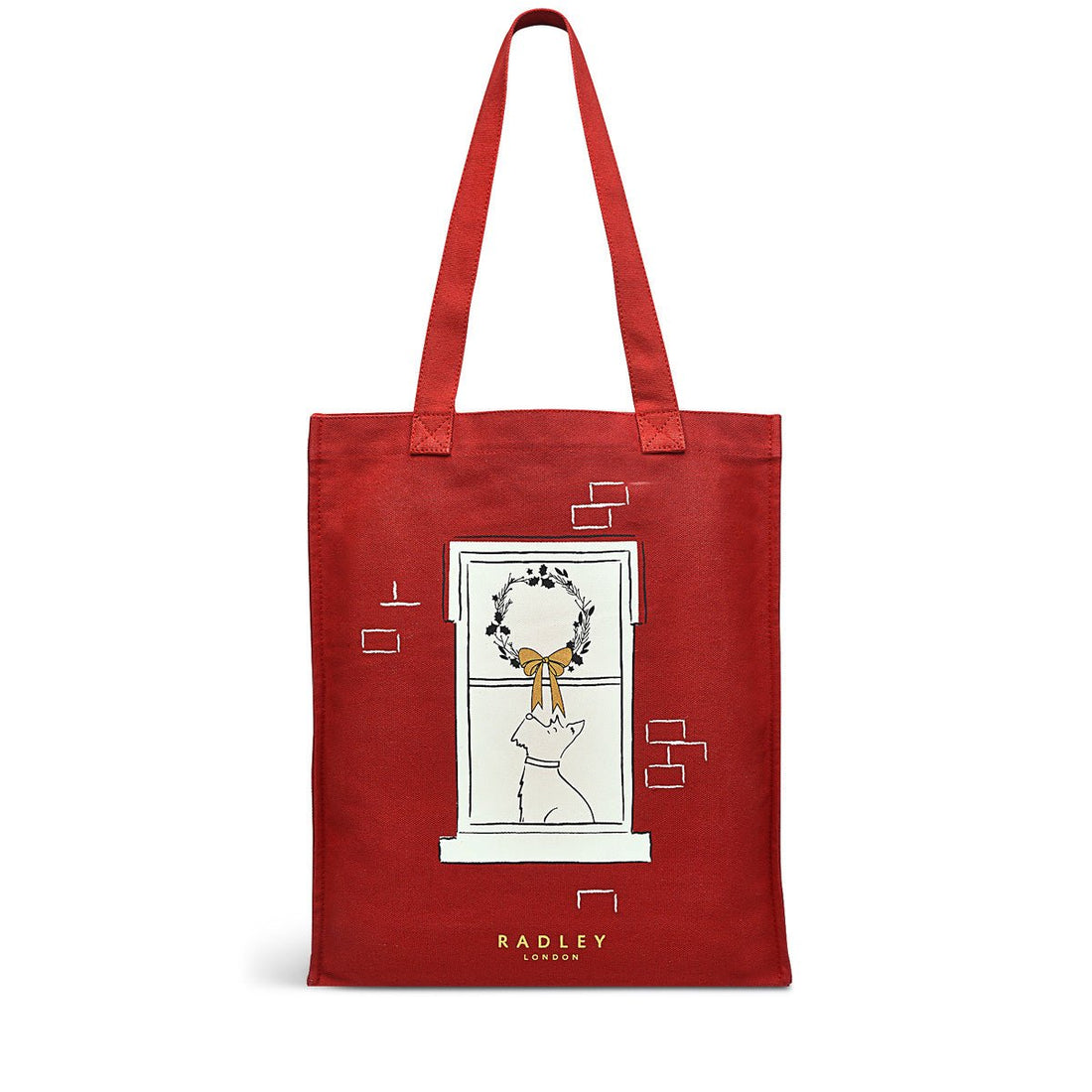 Medium Open Top Tote Crimson - RUTHERFORD & Co