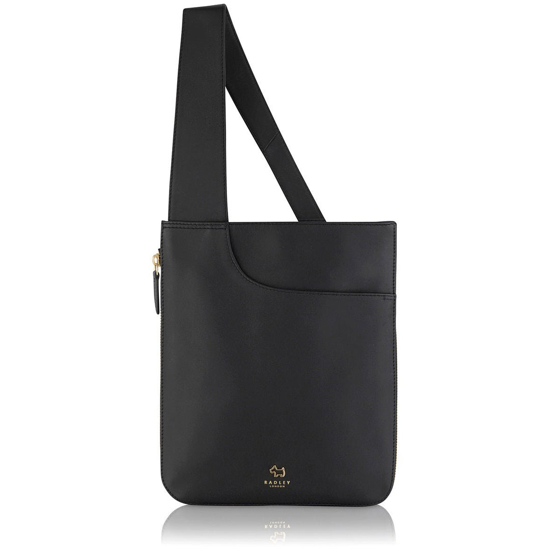 Medium Zip Around Crossbody Black - RUTHERFORD & Co