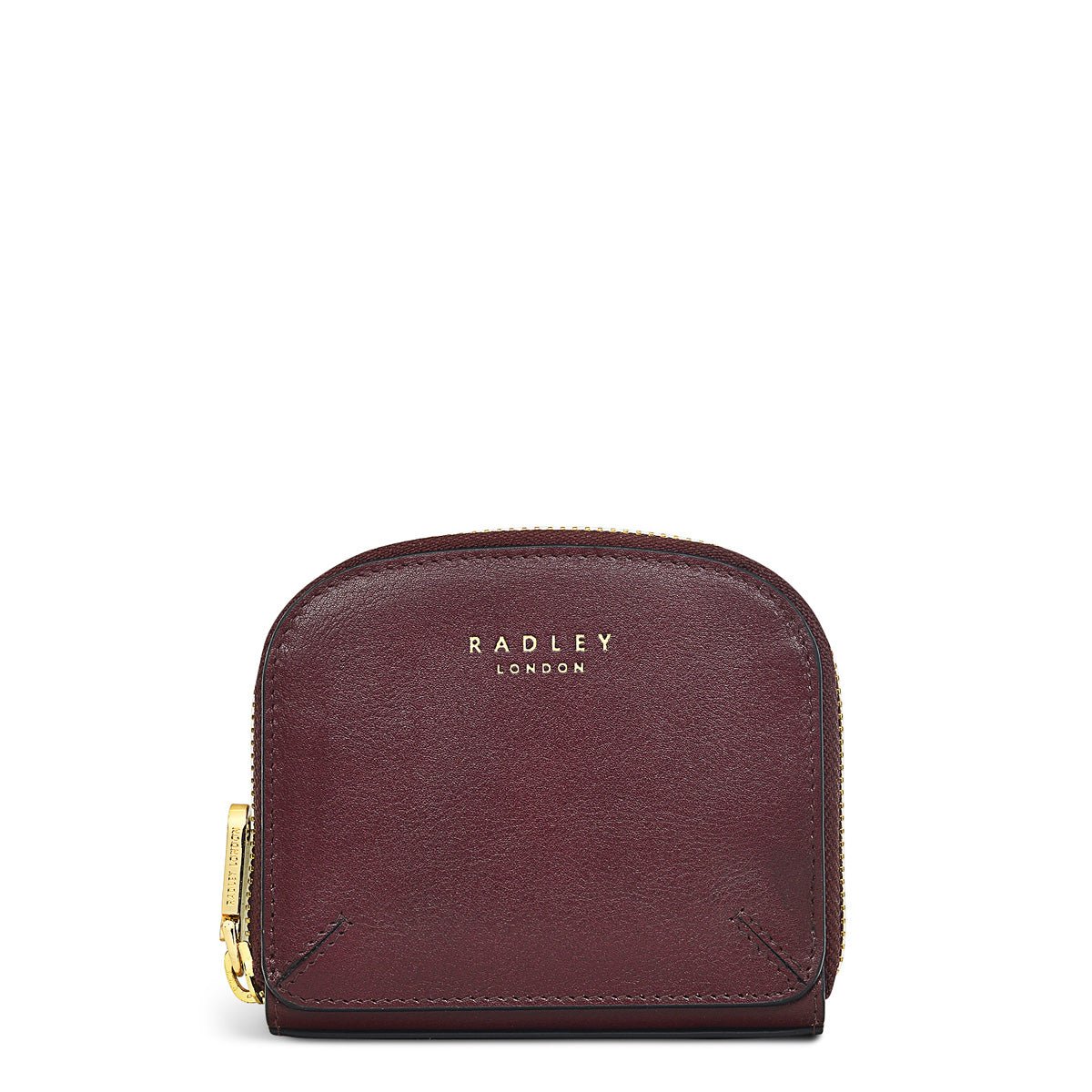 Medium Zip Around Purse Dark Cherry - RUTHERFORD & Co