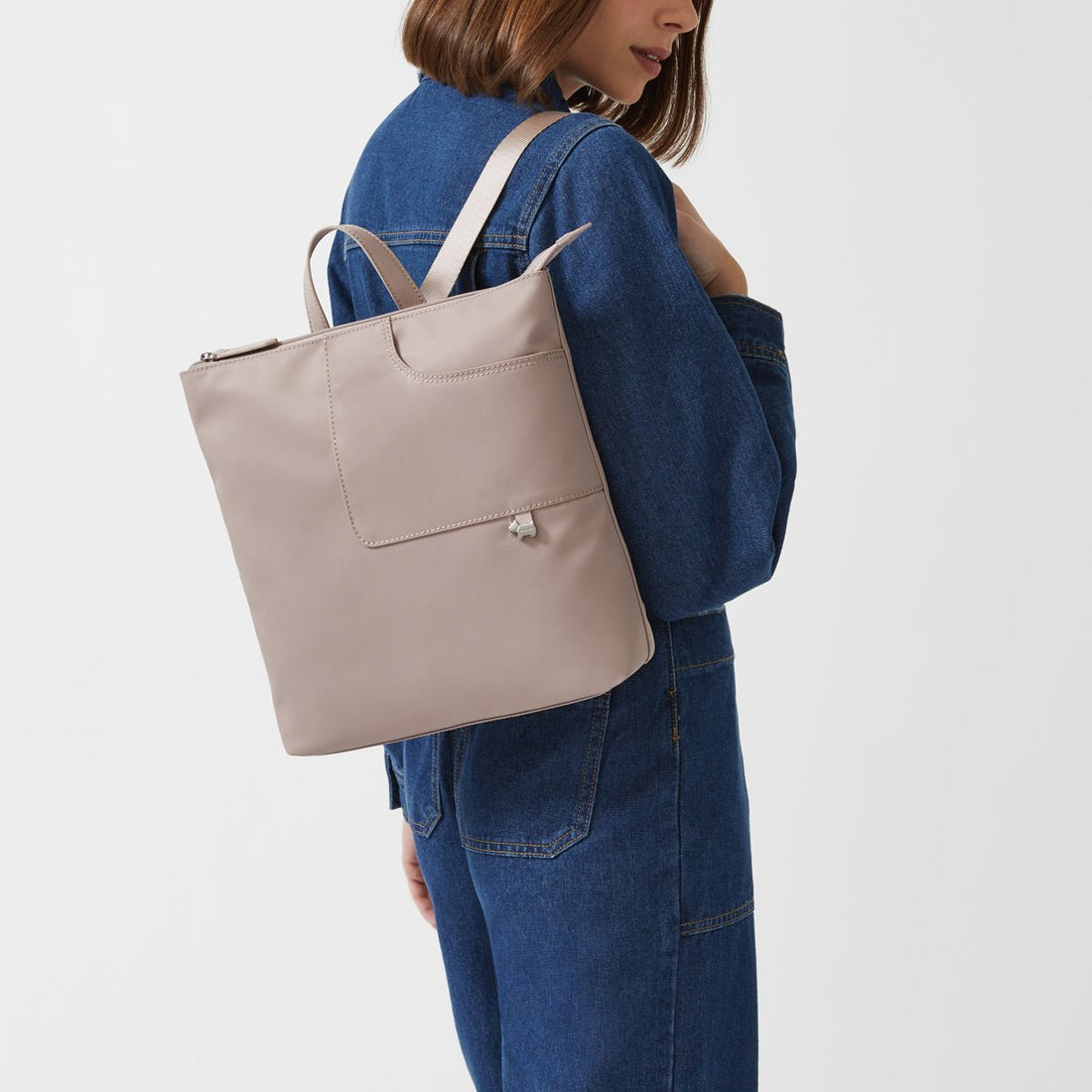 Medium Ziptop Backpack Espresso - RUTHERFORD & Co