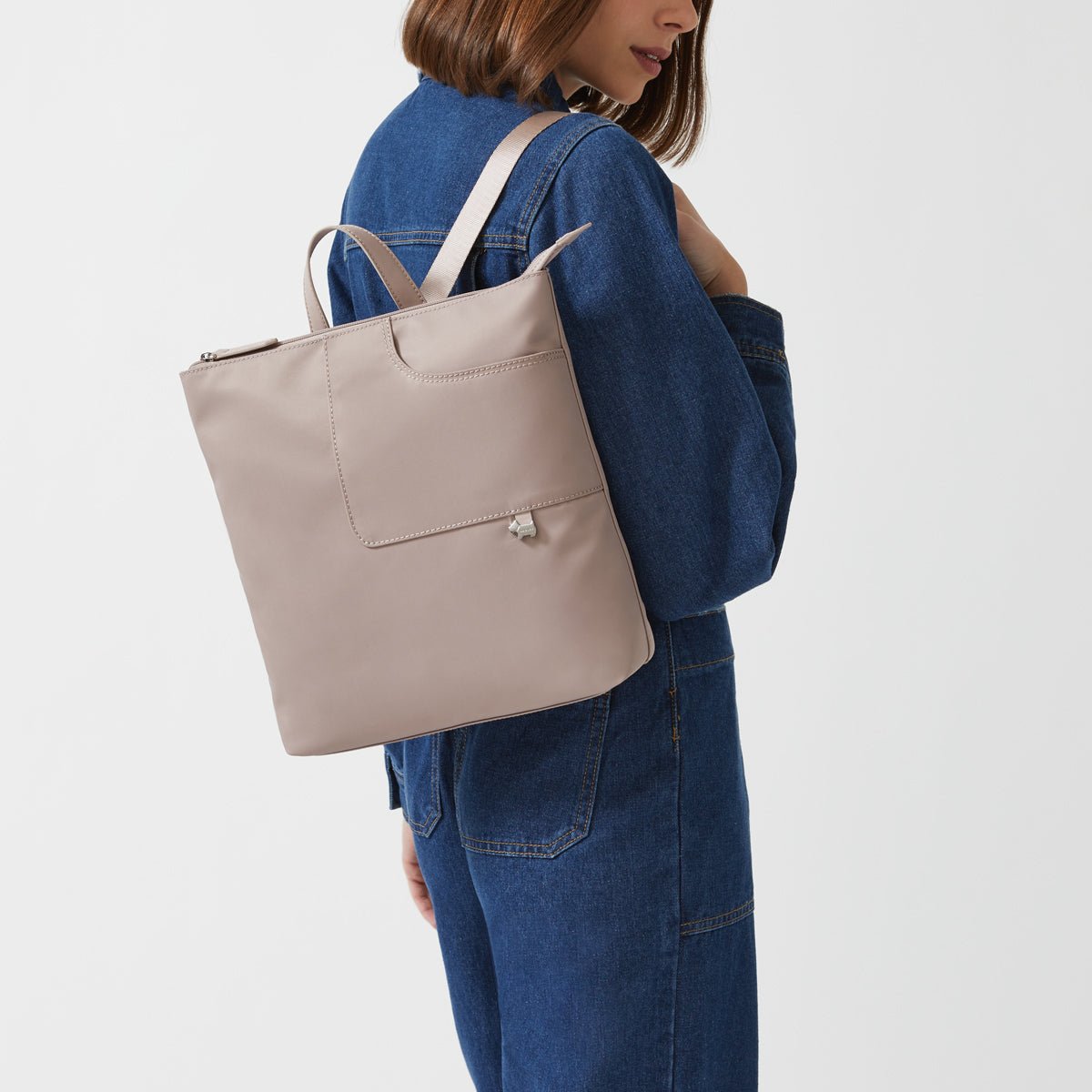 Medium Ziptop Backpack Espresso - RUTHERFORD & Co