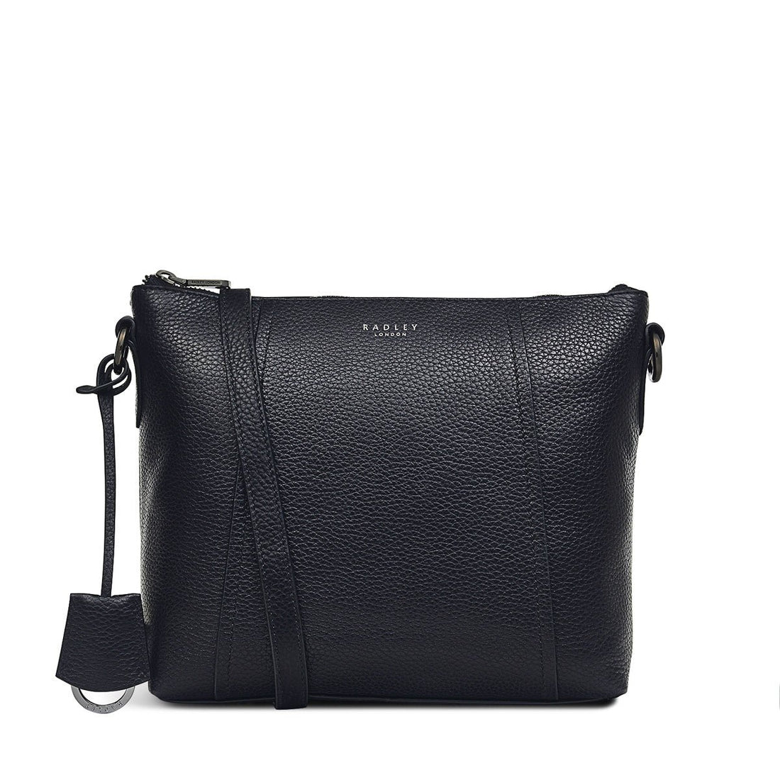 Medium Ziptop Crossbody Black - RUTHERFORD & Co