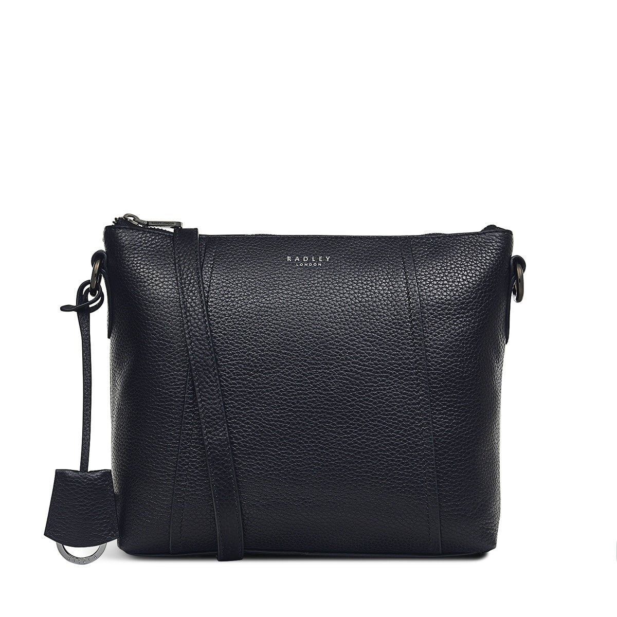 Medium Ziptop Crossbody Black - RUTHERFORD & Co