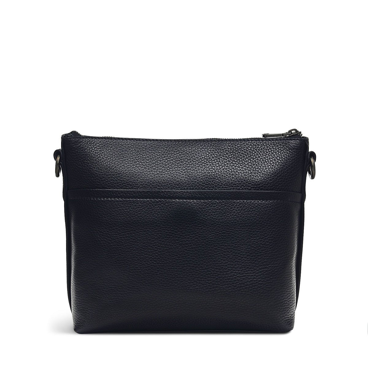 Medium Ziptop Crossbody Black - RUTHERFORD & Co