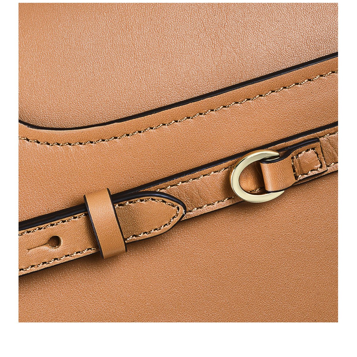 Medium Ziptop Crossbody Butterscotch - RUTHERFORD & Co