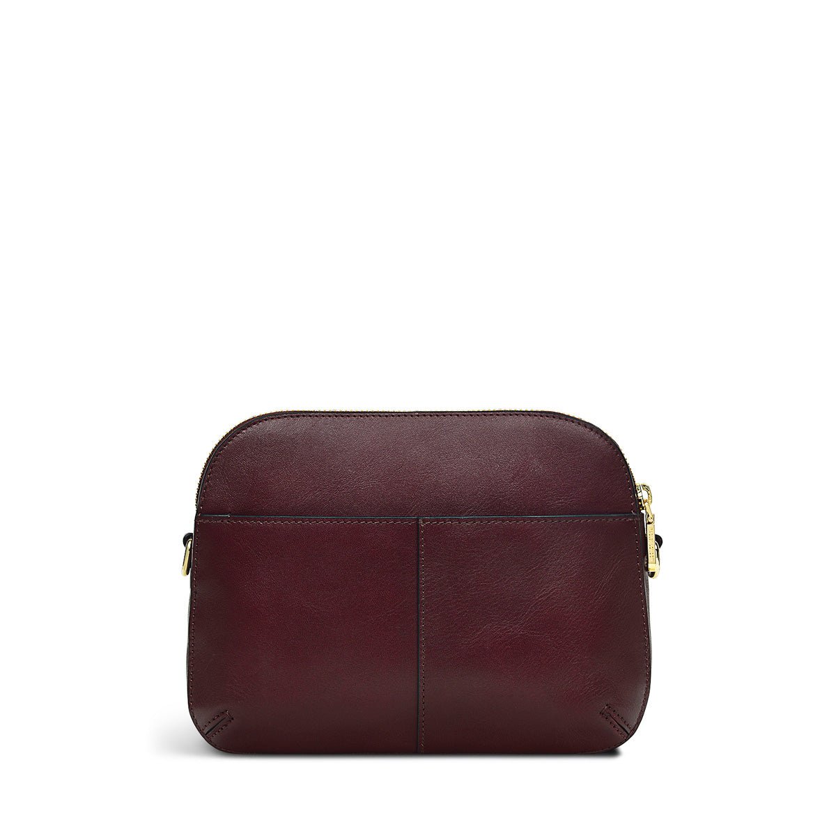 Medium Ziptop Crossbody Dark Cherry - RUTHERFORD & Co