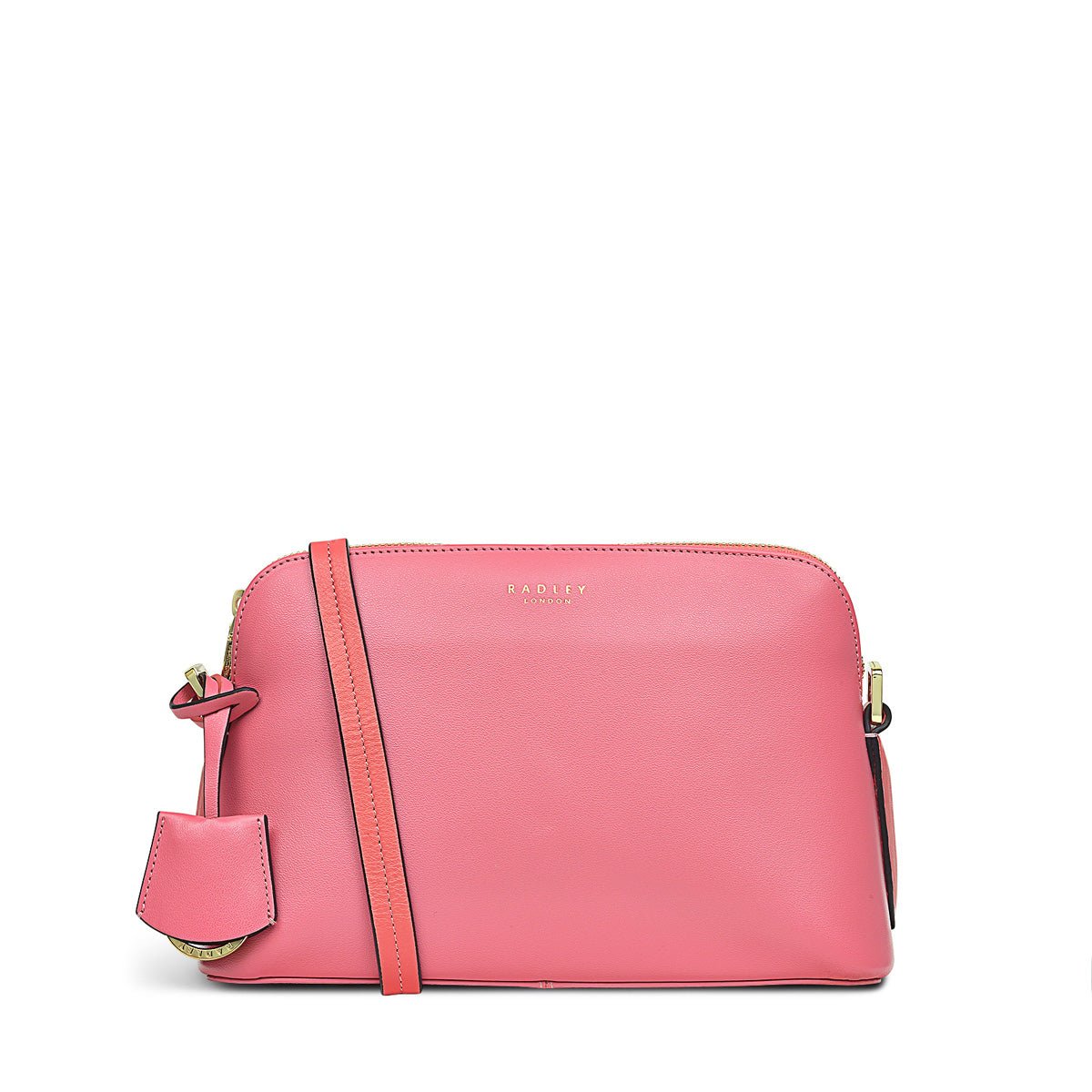 Medium Ziptop Crossbody Sweet Coral - RUTHERFORD & Co