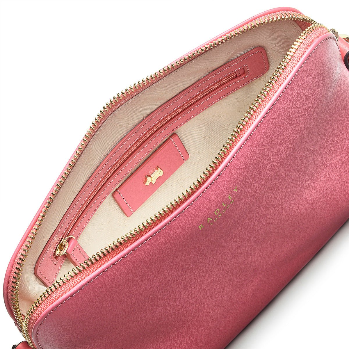 Medium Ziptop Crossbody Sweet Coral - RUTHERFORD & Co