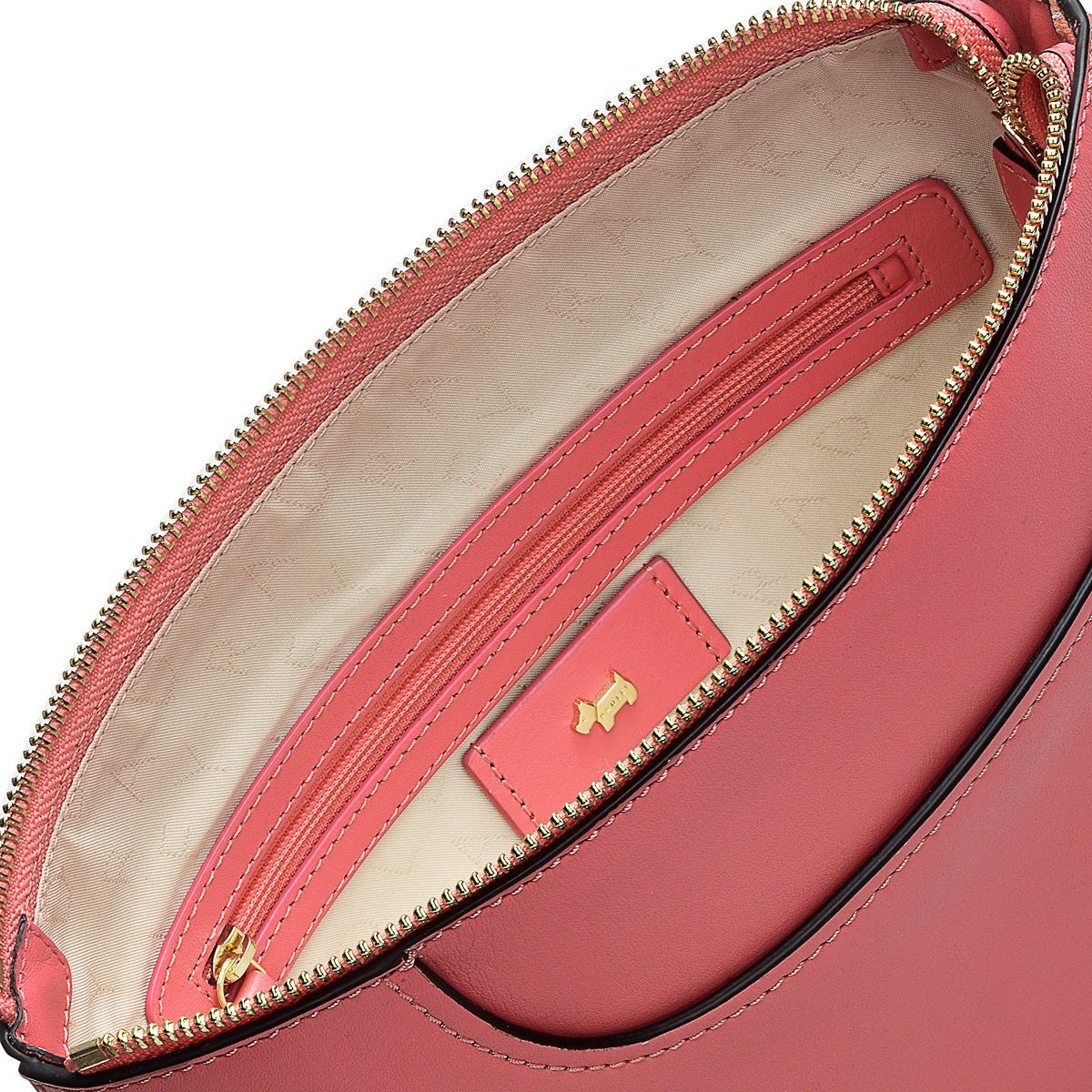 Medium Ziptop Crossbody Sweet Coral - RUTHERFORD & Co