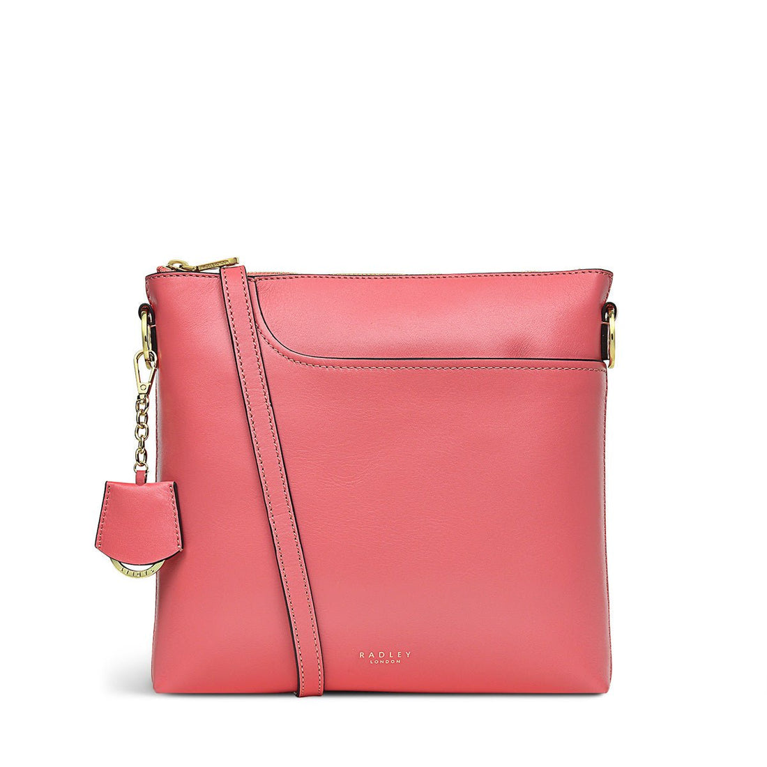 Medium Ziptop Crossbody Sweet Coral - RUTHERFORD & Co