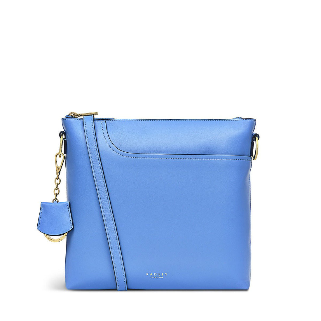 Medium Ziptop Crossbody Tranquil Blue - RUTHERFORD & Co