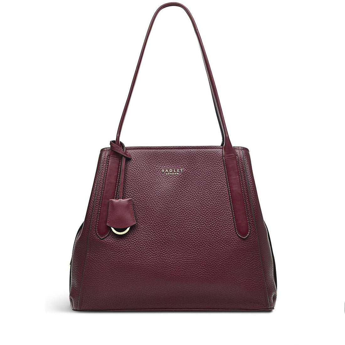 Medium Ziptop Shoulder Dark Cherry - RUTHERFORD & Co