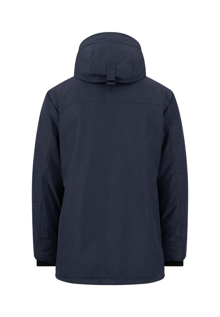 Melange Parka - Dark Navy - RUTHERFORD & Co