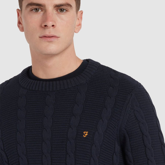 Mendon Cable Knit Sweater - RUTHERFORD & Co