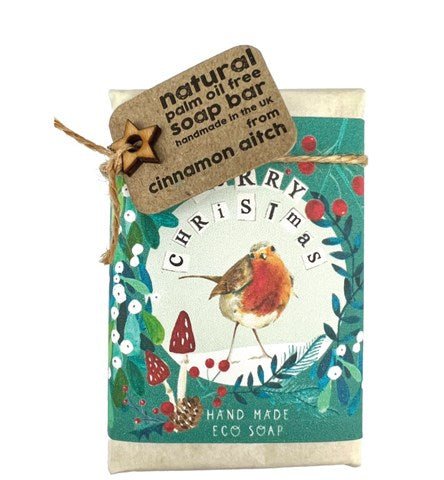 Merry Christmas, Robin - lemongrass & hemp soap bar - RUTHERFORD & Co