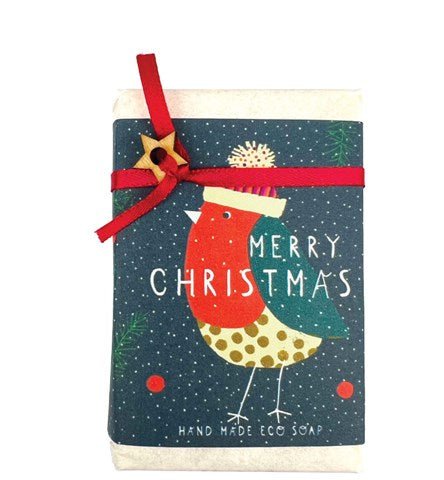 Merry Christmas, Robin - orange & grapefruit soap bar - RUTHERFORD & Co