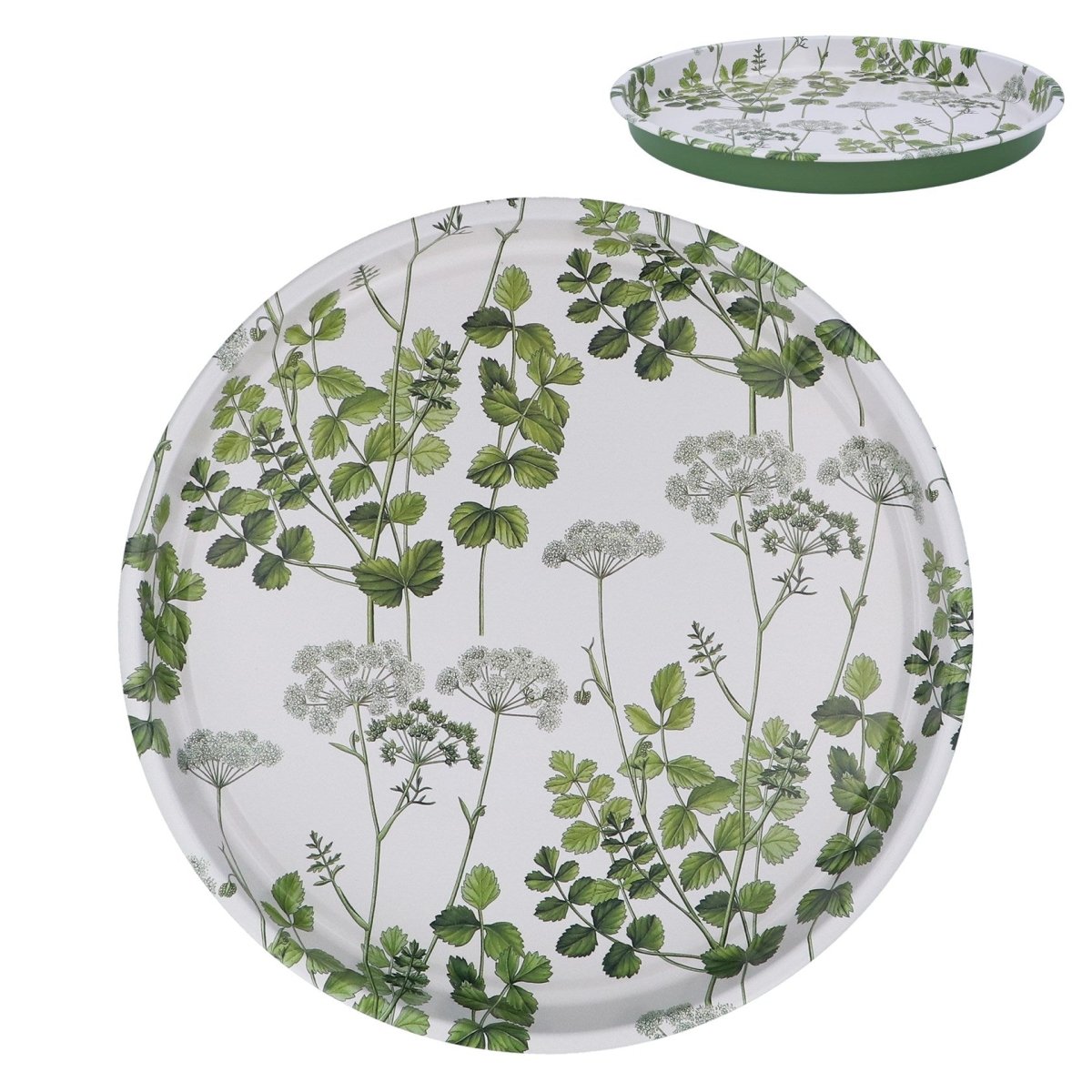 Metal Tray 33cm - Spring Hedgerow - RUTHERFORD & Co