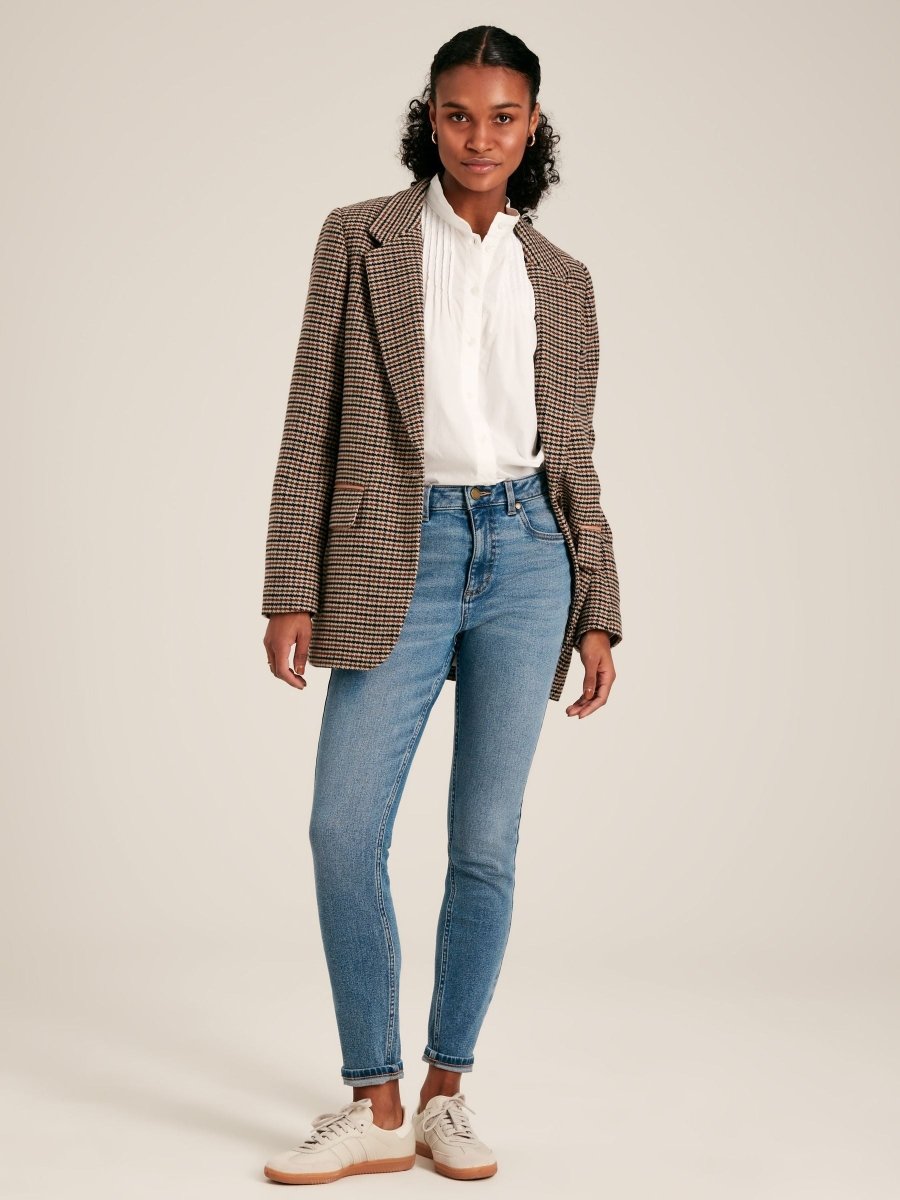 Mid Blue Skinny Jeans - RUTHERFORD & Co