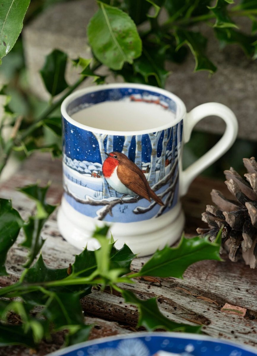 Midnight Robin 1/2 Pint Mug - RUTHERFORD & Co