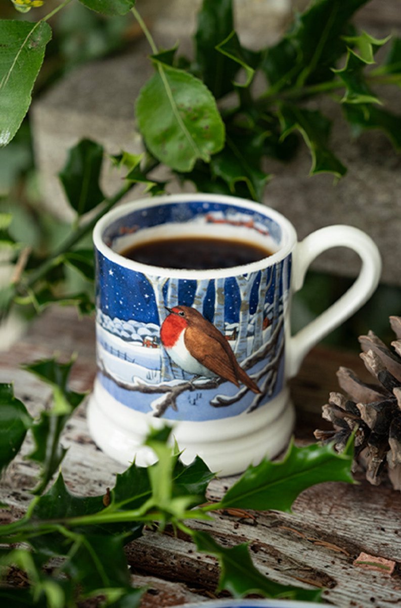 Midnight Robin 1/2 Pint Mug - RUTHERFORD & Co