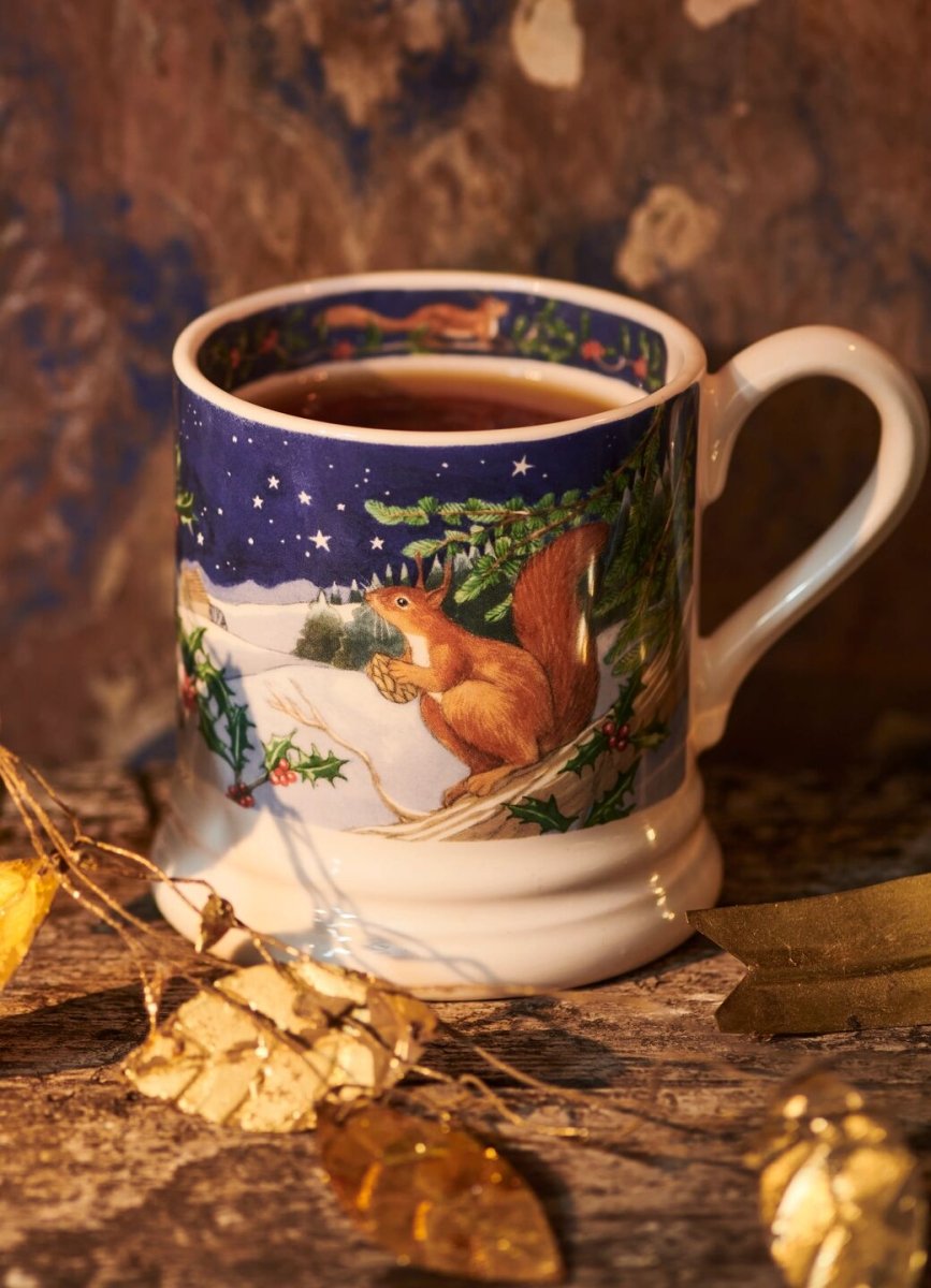 Midnight Squirrel 1/2 Pint Mug - RUTHERFORD & Co