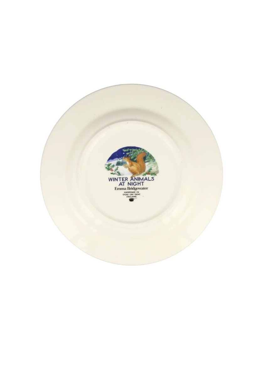 Midnight Squirrel Medium Dinner Plate, 8.5 Inch - RUTHERFORD & Co