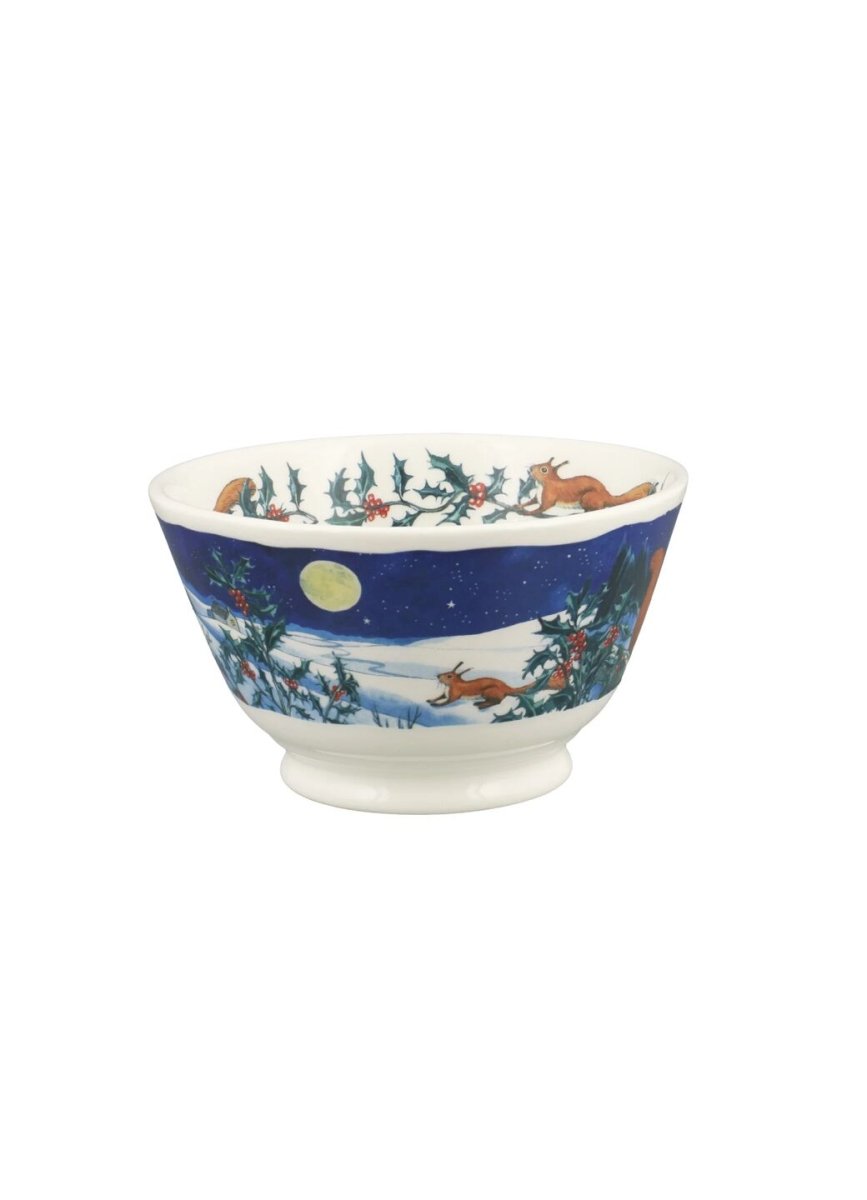 Midnight Squirrel Small Old Bowl - RUTHERFORD & Co