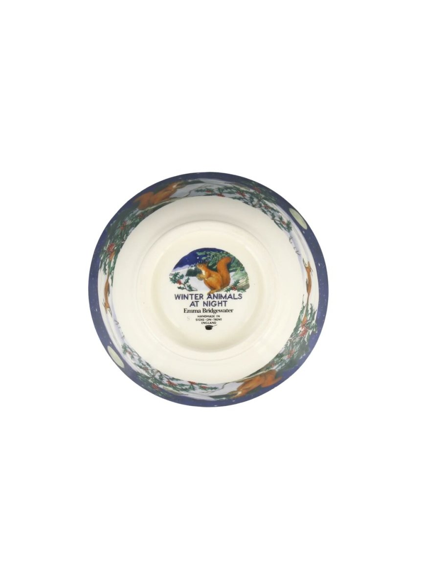 Midnight Squirrel Small Old Bowl - RUTHERFORD & Co