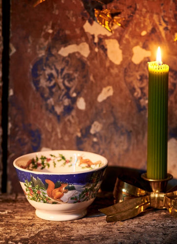 Midnight Squirrel Small Old Bowl - RUTHERFORD & Co