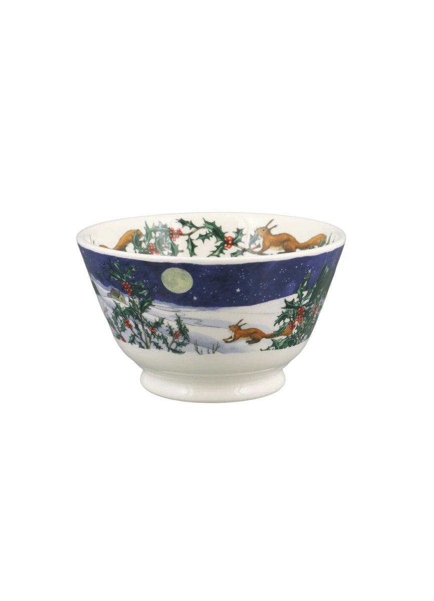 Midnight Squirrel Small Old Bowl - RUTHERFORD & Co