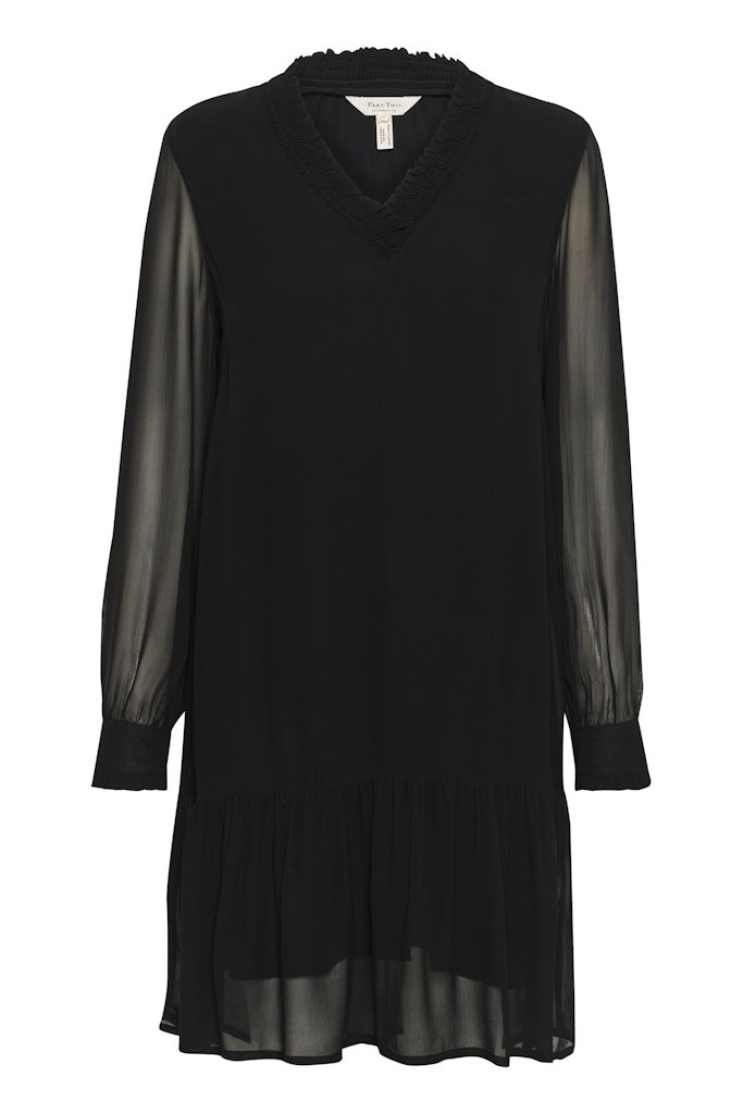 MikaelaPW Dr Dress - Black - RUTHERFORD & Co