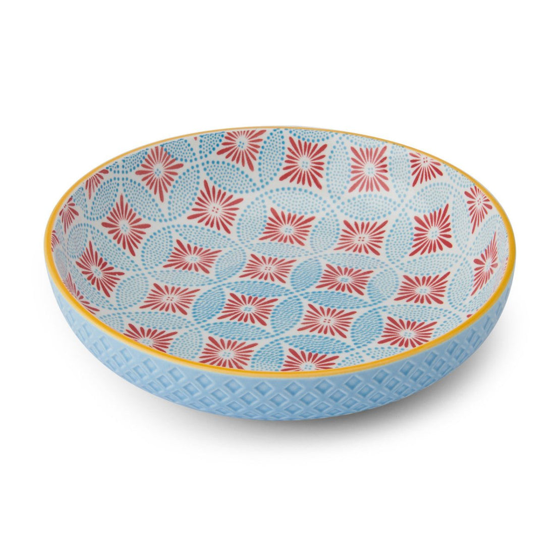 Mikasa Blue Mosaic Stoneware Bowl, 21cm - RUTHERFORD & Co