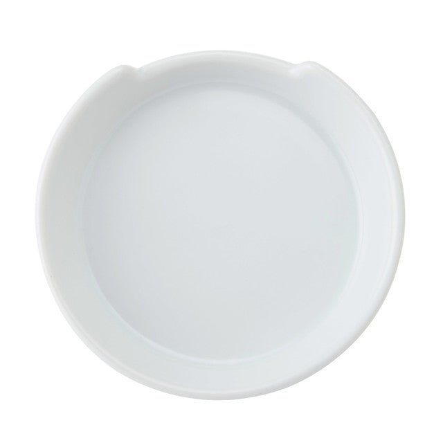 Mikasa Chalk Porcelain Spoon Rest White, 10cm - RUTHERFORD & Co