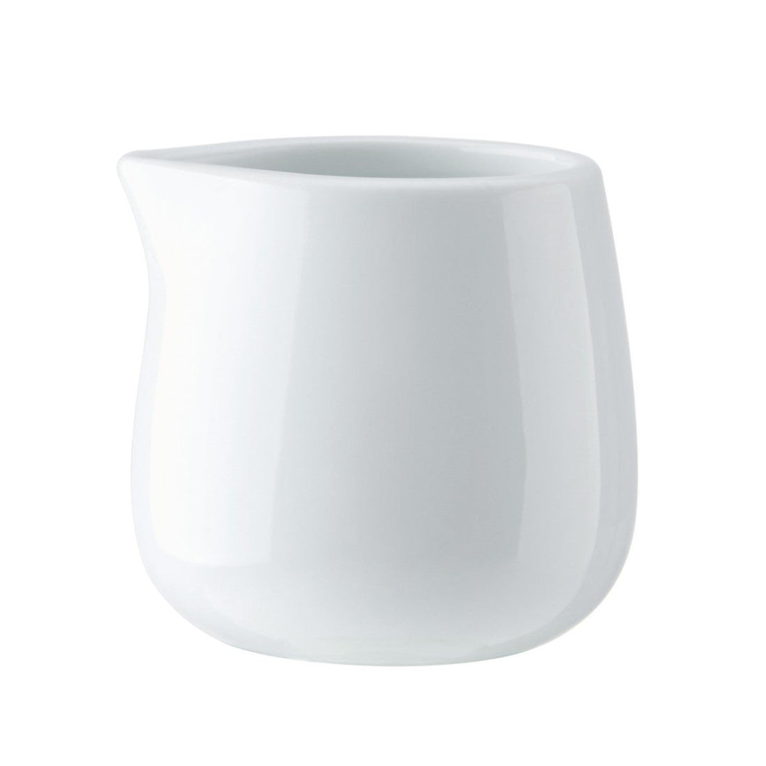 Mikasa Chalk Porcelain Unhandled Cream Jug, 100ml, White - RUTHERFORD & Co