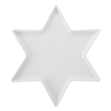 Mikasa Chalk Star Porcelain Serving Platter, White, 30cm - RUTHERFORD & Co