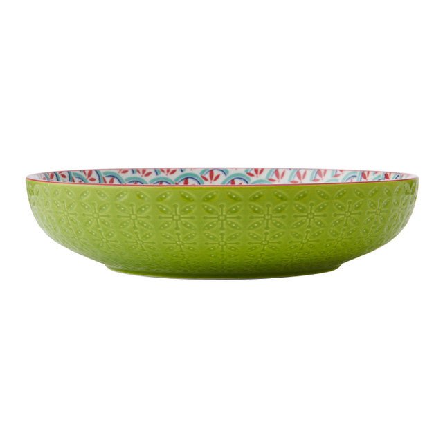 Mikasa Geometric Line Stoneware Bowl, 21 cm - RUTHERFORD & Co
