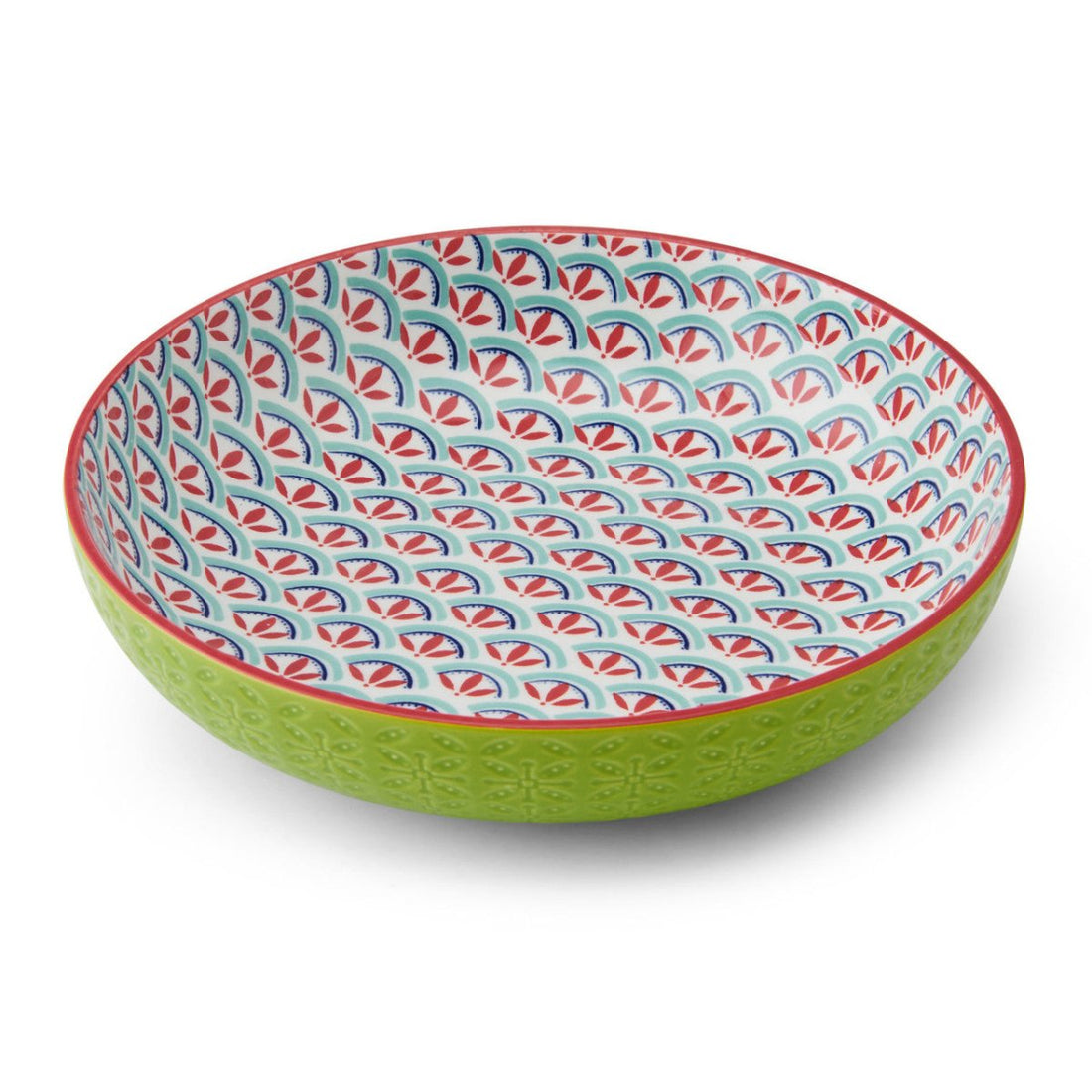 Mikasa Geometric Line Stoneware Bowl, 21 cm - RUTHERFORD & Co